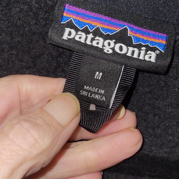 PATAGONIA Better Sweater Coat Women Size M Parka Gray Zip Snap Long Knee Length - Picture 4 of 7